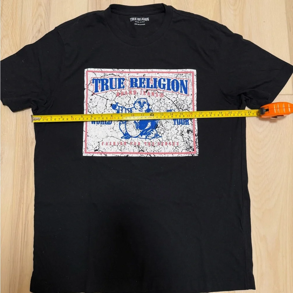 True Religion Black Graphic Tee